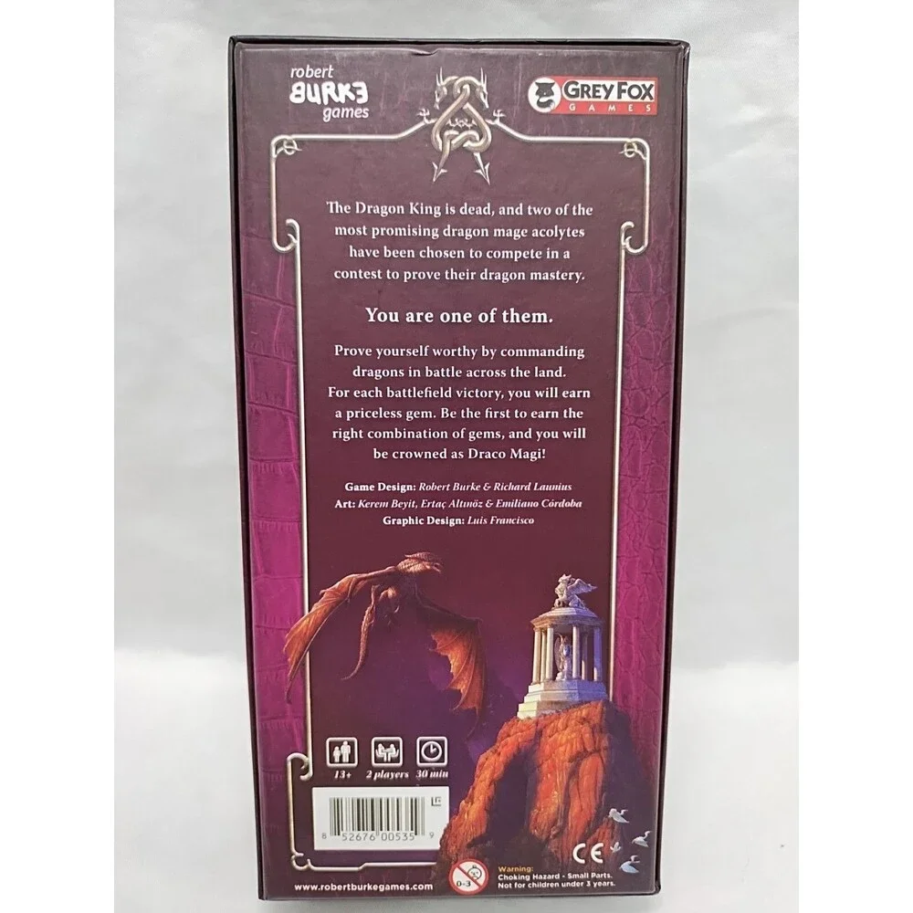 Draco Magi Board Game Grey Fox Games Complete